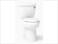 Cimarron Skirted Two-piece Elongated Toilet, Comfort Height, 1.28 gpf, White